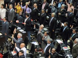 Aspecto de la sesión inaugural del Poder Legislativo. AFP  /