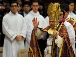 Benedicto XVI narró la llegada de los Reyes Magos a Belén. EFE  /