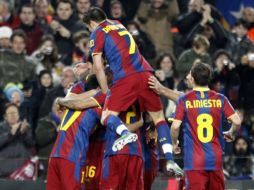 Siete jugadores del Barcelona se coronaron campeones del mundo. REUTERS  /