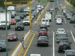 Aspecto de Periférico y Santa Esther, punto donde continúa trabado el proyecto del paso a desnivel. ARCHIVO  /