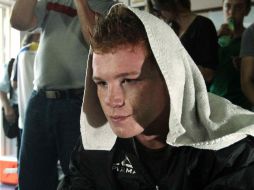 Saúl Álvarez deberá esperar para tener una oportunidad para pelear por el título mundial. MEXSPORT  /