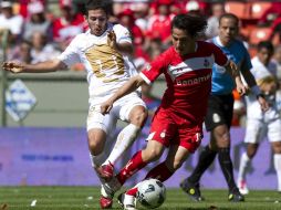 El Pumas rescató el empate ante el Toluca. MEXSPORT  /