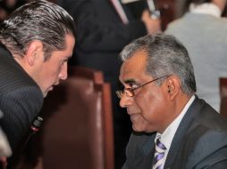 El coordinador parlamentario del PRD, Raúl Vargas, está de acuerdo en negociar con el Poder Ejecutivo. S. NUÑEZ.  /