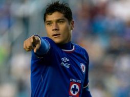 El jugador del Cruz Azul Javier Orozco en la primera fecha del Clausura 2011. MEXSPORT  /