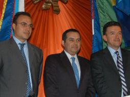 El secretario de Hacienda, Ernesto Cordero (c), nombró a Gerardo Rodríguez y Carlos Montaño como nuevos subsecretarios. NTX  /