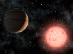 El exoplaneta ''Kepler-10b'' (izquierda) fue nombrado así en honor a la sonda de la NASA. AFP  /