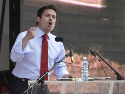 Aristóteles Sandoval apunta que con los nuevos funcionarios, la administración se tornará incorruptible. ARCHIVO  /