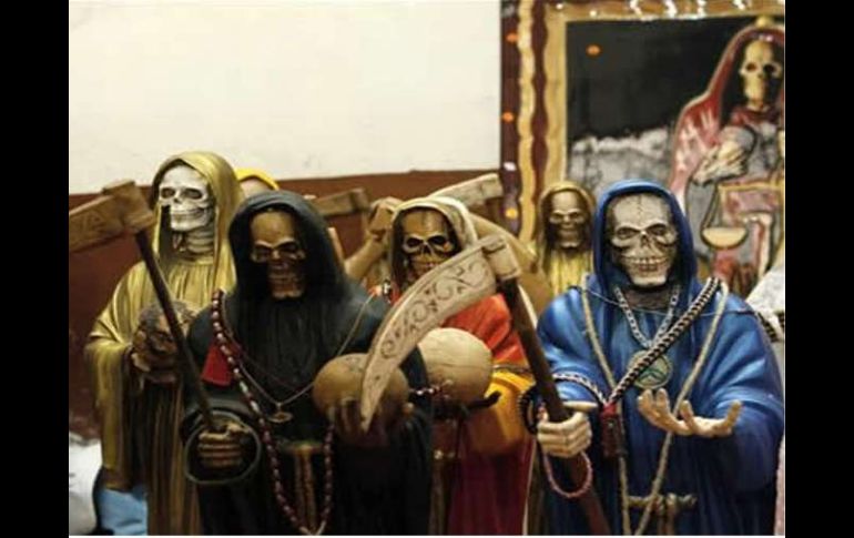Imagen de la Santa Muerte. AFP  /