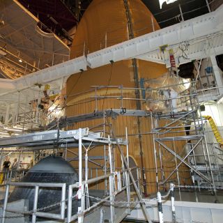 El Discovery, listo para su último viaje