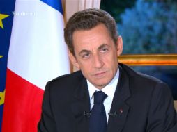 El presidente francés, Nicolas Sarkozy, aún debe decidir si buscará la reelección. ARCHIVO  /