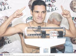 ''Vikingo'' Terrazas, en el pesaje de un pleito anterior. MEXSPORT  /