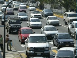 Se reportó congestionamiento vial en la zona tras el incidente. ARCHIVO  /