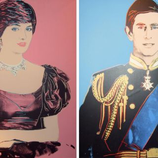 Ponen en venta retratos de Diana y Carlos creado por Warhol