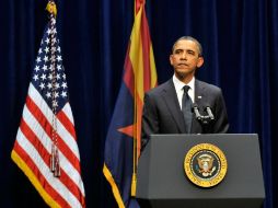 'No hay nada que pueda yo decir para llenar el súbito hoyo que rasgó sus corazones , dijo Obama. AFP  /