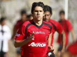Lucio Flavio dos Santos en un entrenamiento con el Atlas. MEXSPORT  /