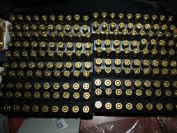 Uniformados confiscaron 500 cartuchos útiles calibre .223. ESPECIAL  /