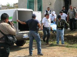 Se realizan labores para el levantamiento de cuerpos. ARCHIVO  /