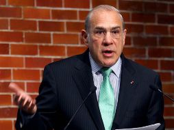 José Angel Gurría consideró urgente una reforma fiscal que asegure la sostenibilidad del sistema de salud. NTX  /