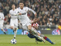 Cristiano Ronaldo vuelve a ser la figura del conjunto del Real Madrid. EFE  /