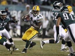 James Starks (44) es el arma sorpresa de los Empacadores en estos playoffs. REUTERS  /