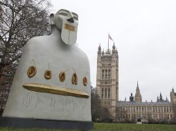 La exhibición integra 10 obras tridimensionales de gran formato. AP  /