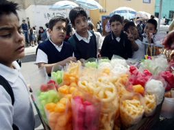 `Es difícil que se termine con la venta de este tipo de alimentos en las escuelas.´ ARCHIVO  /