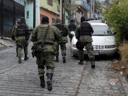 Elementos del Ejército han reforzado los operativos en la entidad. EFE  /