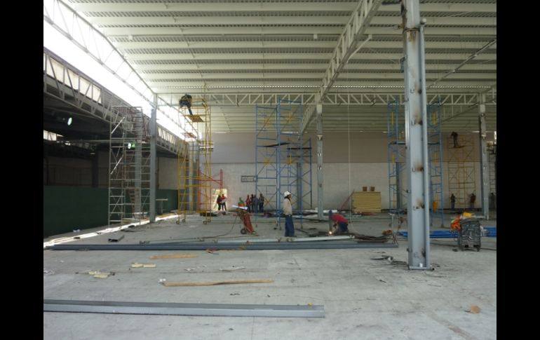 Aspecto de las obras que se realizan en Expo Guadalajara, para expandir el centro de exposiciones. S. MALDONADO  /