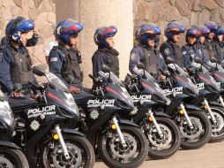 Policías motorizados de Guadalajara. La urbe está incorporada en el Subsemun 2011, según el Diario Oficial de la Federación. ARCHIVO  /
