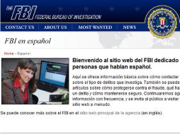 El sitio en español ofrece información detallada para ponerse en contacto con la agencia. ESPECIAL  /