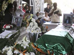 Funeral del edil Abraham Ortiz Rosales y su hijo. ARCHIVO  /