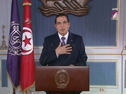 El presidente tunecino, Zine El Abidine Ben Ali. AP  /