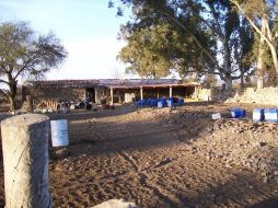 Al interior de esta finca fueron encontrados los precursores químicos para la elaboración de drogas sintéticas. ESPECIAL  /