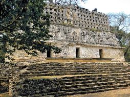 Parte trasera del Edificio 33 de Yaxchilán. En él se encuentran los jeroglíficos mejor conservados de la zona maya. EL UNIVERSAL  /