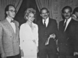 Francisco Gómez,  con la eternamente impecable Simone Amavet de Javelly, Nicolás Sánchez-Osorio y Roberto Elías.DUQUEDETLAQUEPAQUE  /