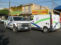 El hallazgo ocurrió en los cruces de Cayetano Esteva y Bruno Martínez, en la colonia Patria Nueva. ARCHIVO  /