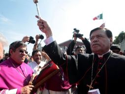 El prelado católico aprovechó la oportunidad para agradecer a quienes le han acompañado en sus 25 años de vida episcopal. EL UNIVERSAL  /