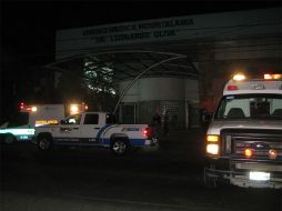 Una granada de fragmentación fue arrojada en la fachada del puesto de socorros de la Cruz Verde, Leonardo Oliva. M. PATIÑO  /