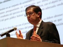 Dionisio Pérez-Jácome planteó el interés de México de llegar a una solución integral en transporte transfronterizo. ARCHIVO  /