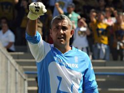 Sergio Bernal cantó por última vez el himno de los Pumas. NTX  /