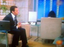 La menor estuvo presente en el estudio del noticiero Primero Noticias conducido por Carlos Loret de Mola. ESPECIAL  /