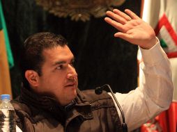 El alcalde de Zapopan, Héctor Vielma, en la primera sesión ordinaria del Ayuntamiento. A. HINOJOSA  /