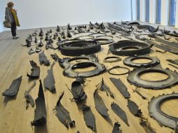 Chicotes, instalación de Gabriel Orozco expuesta en la Tate Modern.REUTERS  /