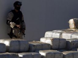 El Gobierno federal dice que al cártel de Sinaloa le ha decomisado 4.5 toneladas de mariguana. AP  /