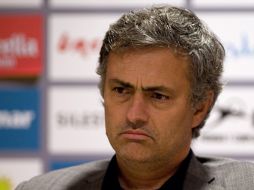 El estratega del Real Madrid José Mourinho. AFP  /