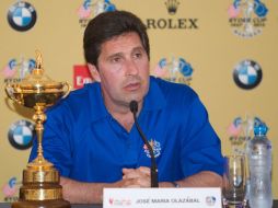 José María Olazábal fue presentado como capitán. AP  /