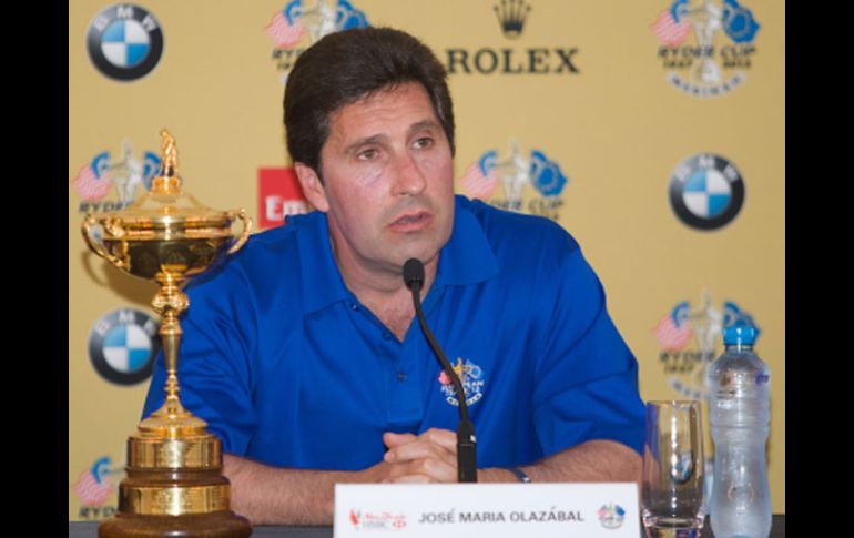 José María Olazábal fue presentado como capitán. AP  /