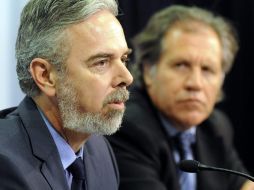 El canciller de Brasil, Antonio Patriota se reunió con la diplomacia uruguaya. EFE  /