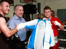 Saúl ''Canelo'' Álvarez fue nombrado en abril de 2010 como embajador de los Juegos Panamericanos 2011. A. GARCÍA  /