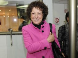 Jacqueline Peschard, presidenta del IFAI, que mostró oposición al documento para identificar a los menores. NTX  /